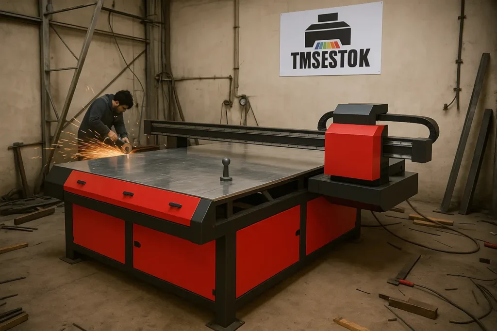 دستگاه چاپ فلت بد tms